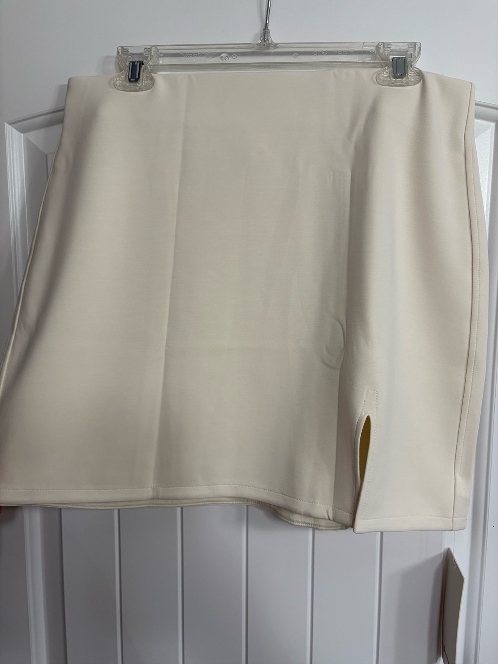 lululemon athletica Cream Mini Skirt with Side Notch